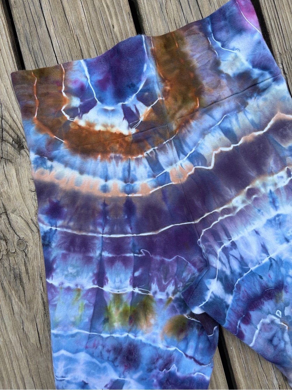 Tie-Dye High-Waist Leggings / Yoga Pants